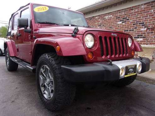 2013 Jeep Wrangler Unlimited Sahara 4WD, 79k Miles, 6-Speed, Very for sale in Franklin, VT