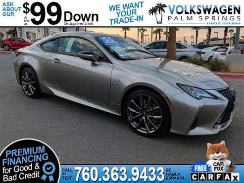 2020 Lexus RC 350 F Sport - cars & trucks - by dealer - vehicle... for sale in Cathedral City, CA