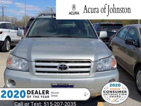 2005 Toyota Highlander Limited suv Silver - - by for sale in Johnston, IA