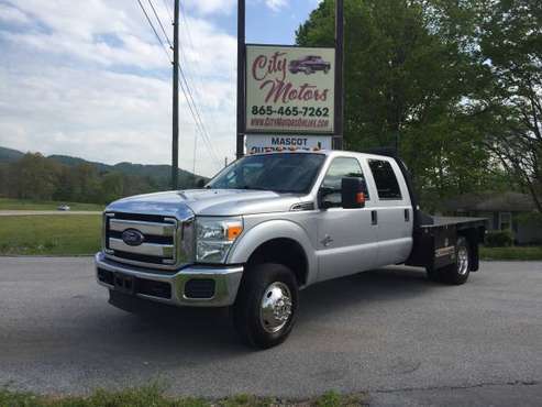 2015 ford f-350 crew cab flatbed 4x4 - - by dealer for sale in Mascot, TN