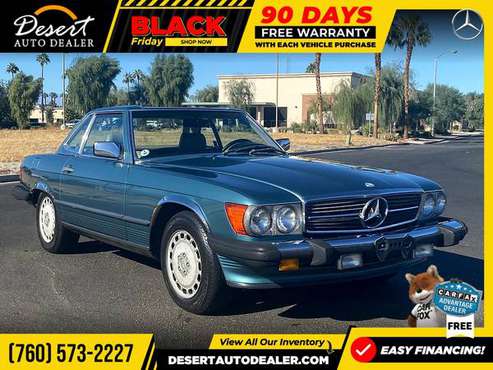 1989 Mercedes-Benz 560 Series 89,000 miles 560SL Convertible at... for sale in Palm Desert , CA