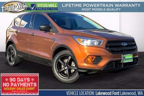 2017 Ford Escape S SUV - cars & trucks - by dealer - vehicle... for sale in Lakewood, WA