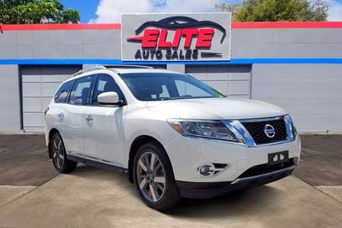 2014 Nissan Pathfinder Platinum with - cars & trucks - by dealer -... for sale in Miami, FL