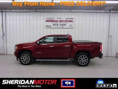 2017 GMC Canyon 4WD Denali Red - AH242402 **WE DELIVER TO MT & NO -... for sale in Sheridan, MT