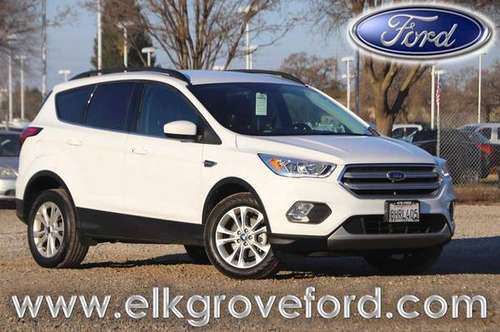 2019 Ford Escape White WHAT A DEAL! - - by dealer for sale in Elk Grove, CA