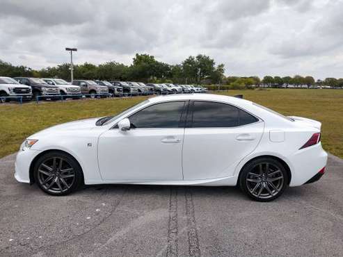 2015 LEXUS IS 250 RED LEATHER SEATS 24K MILE $3000 DOWN WE FINANCE ALL for sale in Pompano Beach, FL