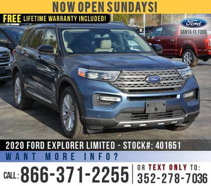 2020 Ford Explorer Limited *** SAVE Over $7,000 off MSRP! *** - cars... for sale in Alachua, FL