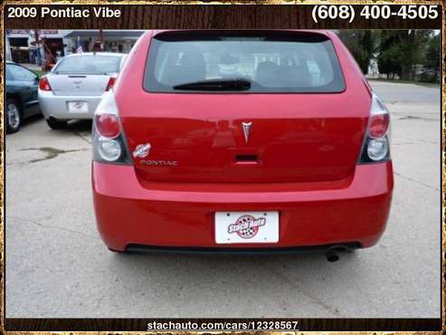 2009 Pontiac Vibe 4dr HB FWD w/1SA with Engine, 1.8L Variable Valve... for sale in Janesville, WI
