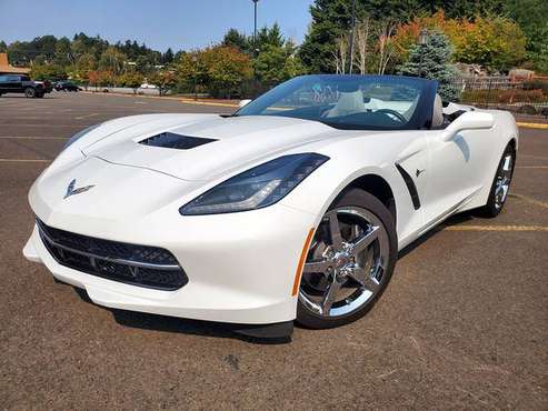 2014 CORVETTE STINGRAY CONV. 14,900 MILES { extra nice car } - cars... for sale in Eugene, CA