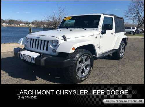 2016 Jeep Wrangler Sahara - - by dealer - vehicle for sale in Larchmont, NY
