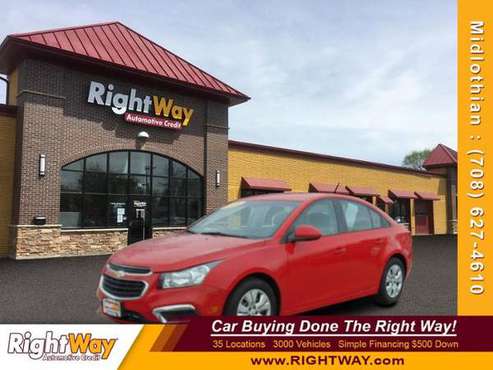 2015 Chevrolet Chevy Cruze LS - - by dealer - vehicle for sale in Midlothian, IL