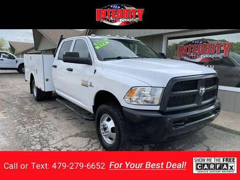 2015 RAM 3500 Crew Cab 4WD White - - by dealer for sale in Bethel Heights, AR