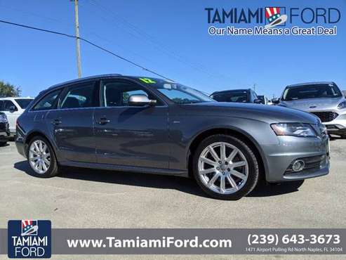 2012 Audi A4 Moonlight Blue Metallic Awesome value! - cars & trucks... for sale in Naples, FL