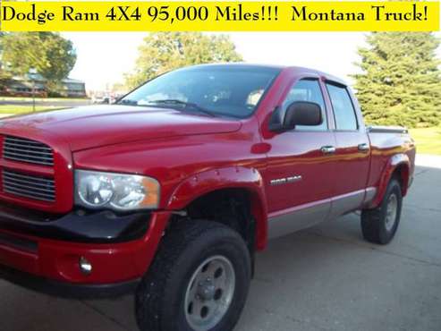2002 Doge RAM 4X4 Quad Cab only 95K MILES!! for sale in Sandwich, IL