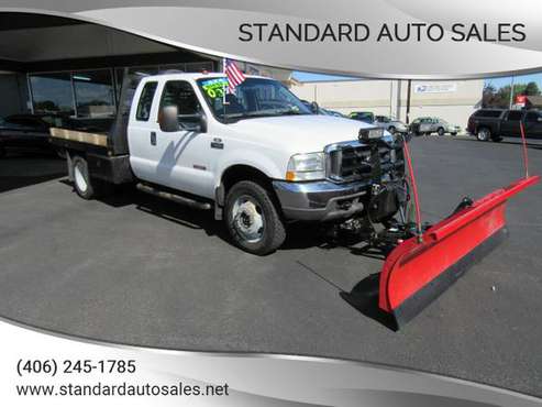 2003 Ford F-550 4X4 With New Boss 9' Straight Blade Plow!!! for sale in Billings, WY
