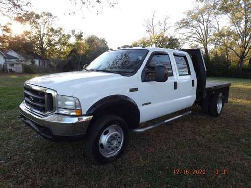 2004 FORD F450 CREW 4X4 DIESEL FLATBED, GREAT TRUCK ! READY TO GO !... for sale in Experiment, GA