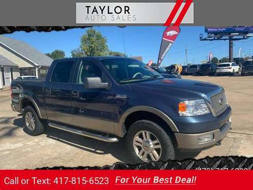 2005 Ford F150 Lariat 4dr SuperCrew 4WD Styleside 5.5 ft. SB pickup for sale in Springdale, AR