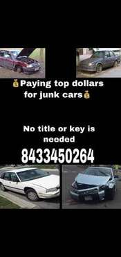 100 to 500 dollars for junkcars no title needed - - by for sale in Charleston, SC