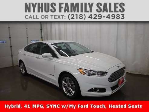 2016 Ford Fusion Hybrid Titanium for sale in Perham, ND
