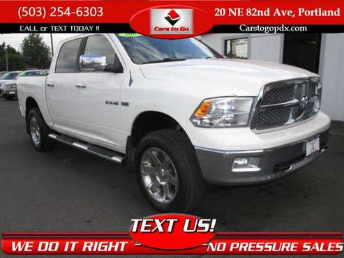 2009 Dodge Ram 1500 Crew Cab Laramie 4D 5 1/2 ft Cars and Trucks for sale in Portland, OR