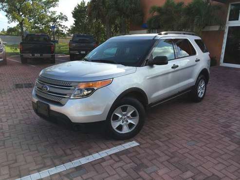 2013 *Ford* *Explorer* *FWD 4dr* Silver for sale in Deerfield Beach, FL