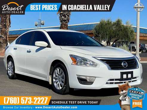 Drive this 2015 Nissan Altima 2.5 S Sedan home TODAY! - cars &... for sale in Palm Desert , CA