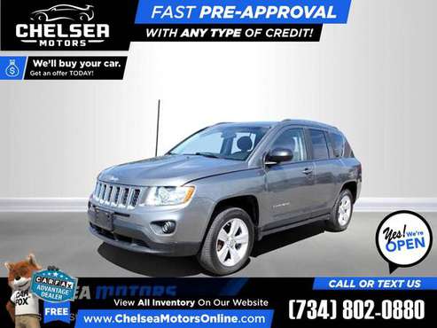2012 Jeep *Compass* *Latitude* for ONLY $131/mo - cars & trucks - by... for sale in Chelsea, MI