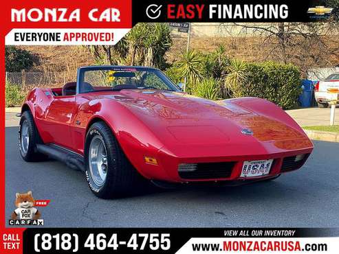 This 1973 Chevrolet corvette stingray CONV is the BEST DEAL IN TOWN for sale in Sherman Oaks, CA