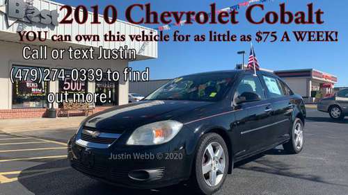 2010 Chevrolet Cobalt - EASY FINANCING - $800 DOWN! - cars & trucks... for sale in Springdale, AR