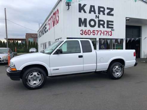 2002 Chevrolet S-10 Ext Cab 3Dr 4WD 143,000 Miles V6 Auto Air - cars... for sale in Longview, OR