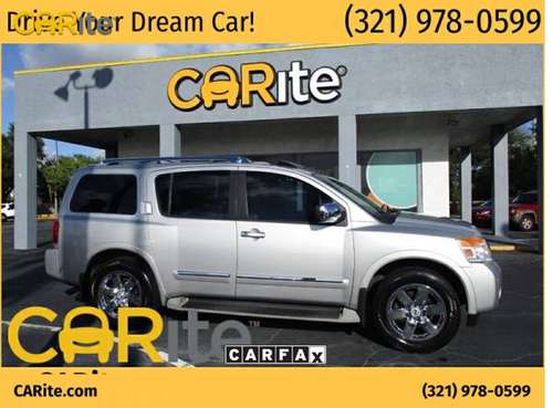 2012 NISSAN ARMADA PLATINUM 4X2 4DR SUV FREE CARFAX for sale in Cocoa, FL