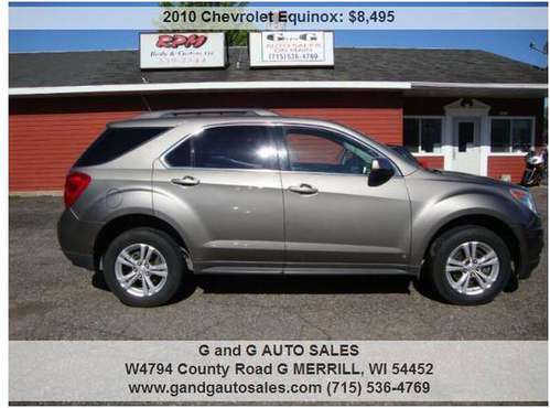 2010 Chevrolet Equinox LT AWD 4dr SUV w/1LT 89309 Miles for sale in Merrill, WI