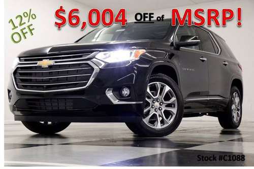 $6004 OFF MSRP! Black 2021 Chevrolet TRAVERSE PREMIER AWD SUV... for sale in Clinton, AR