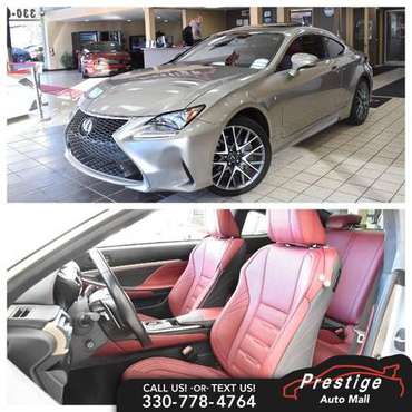 2017 Lexus RC 350 F SPORT RC 350 F Sport - cars & trucks - by dealer... for sale in Cuyahoga Falls, PA