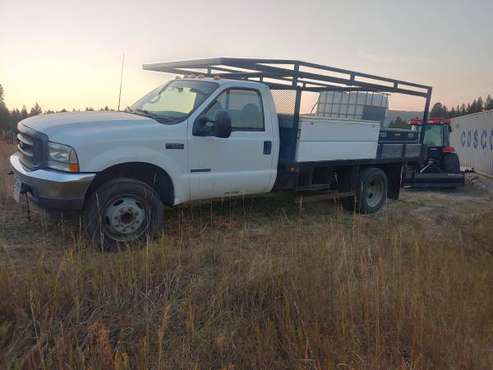 2002 F550 Ford Flatbed - cars & trucks - by owner - vehicle... for sale in Potlatch, WA