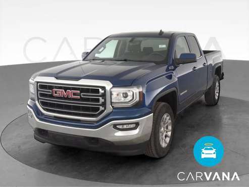 2017 GMC Sierra 1500 Double Cab SLE Pickup 4D 6 1/2 ft pickup Blue -... for sale in Albany, NY