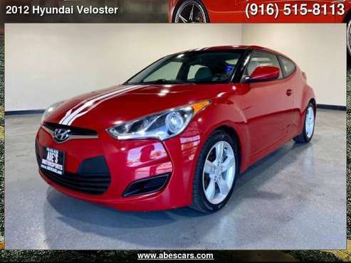 2012 HYUNDAI VELOSTER 3DR CPE MAN W/BLACK INT - cars & trucks - by... for sale in Sacramento , CA