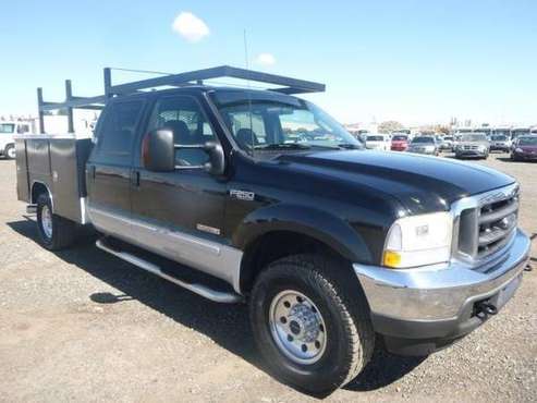 2003 FORD F-250 4X4 CREW CAB! UTILITY SERVICE TRUCK! for sale in Oakdale, CA