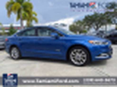 2017 Ford Fusion Energi Lightning Blue Metallic SEE IT TODAY! - cars... for sale in Naples, FL