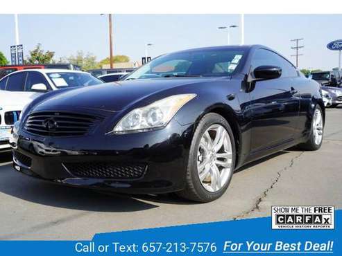 2009 INFINITI G37 Coupe Journey coupe Black Obsidian - cars & trucks... for sale in Fullerton, CA