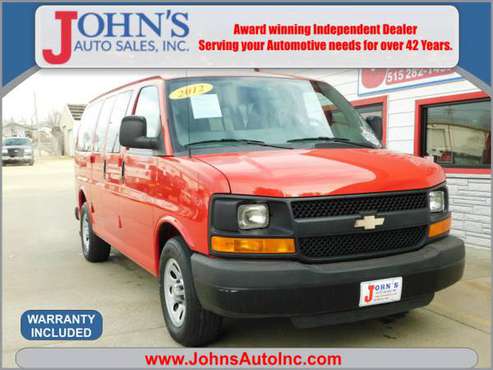 2012 Chevrolet Chevy Express Passenger LS 1500 - cars & trucks - by... for sale in Des Moines, IA