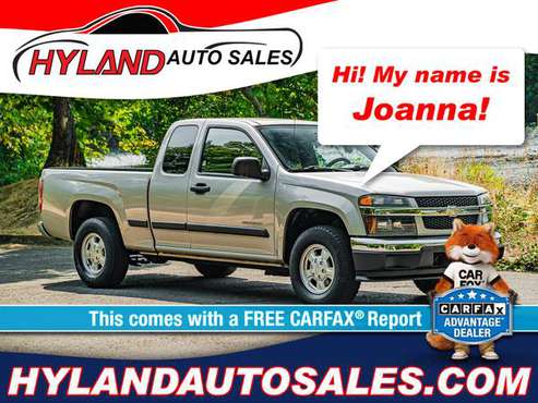 2004 CHEVY COLORADO EXTENDED CAB - JUST $500 DOWN @ HYLAND AUTO... for sale in Springfield, OR