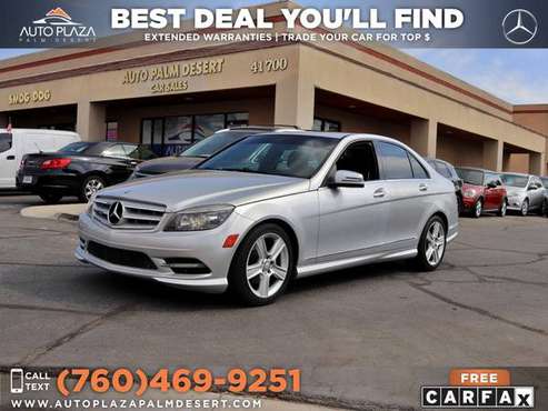 2011 Mercedes-Benz C300 $275/mo with Leather, Sunroof - cars &... for sale in Palm Desert , CA