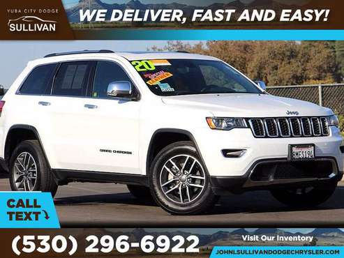 2020 Jeep Grand Cherokee Limited FOR ONLY 556/mo! for sale in Yuba City, CA