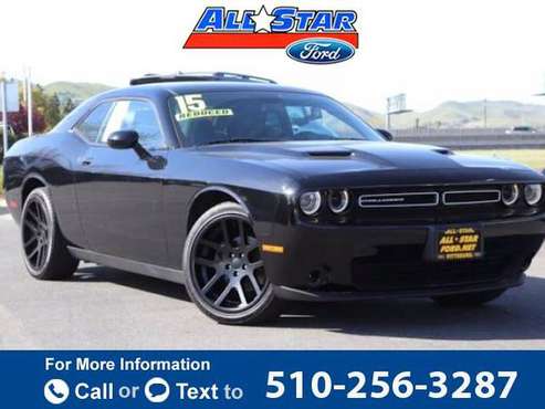 2015 Dodge Challenger SXT coupe Pitch Black Clearcoat - cars & for sale in Pittsburg, CA