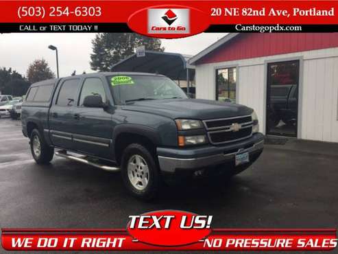 2006 Chevrolet Silverado 1500 Crew Cab LT Pickup 4D 5 3/4 ft Cars and for sale in Portland, OR