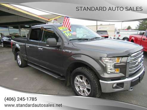 2016 Ford F-150 XLT 4X4 Crew Very Well Equipped One Owner!!! - cars... for sale in Billings, MT
