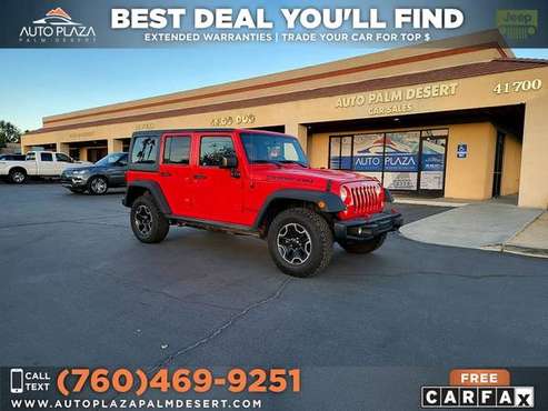2016 Jeep Wrangler Unlimited Rubicon Hard Rock, 1 Owner, CLEAN! for sale in Palm Desert , CA