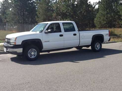 2005 CHEVY 2500 CREW LONG BED 4X4 8.1L V8 for sale in Coeur d'Alene, WA