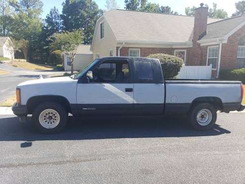 92 GMC Sierra 1500 ext cab for sale in Stone Mountain, GA